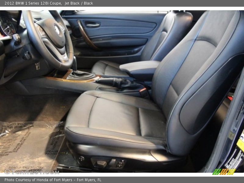 Jet Black / Black 2012 BMW 1 Series 128i Coupe
