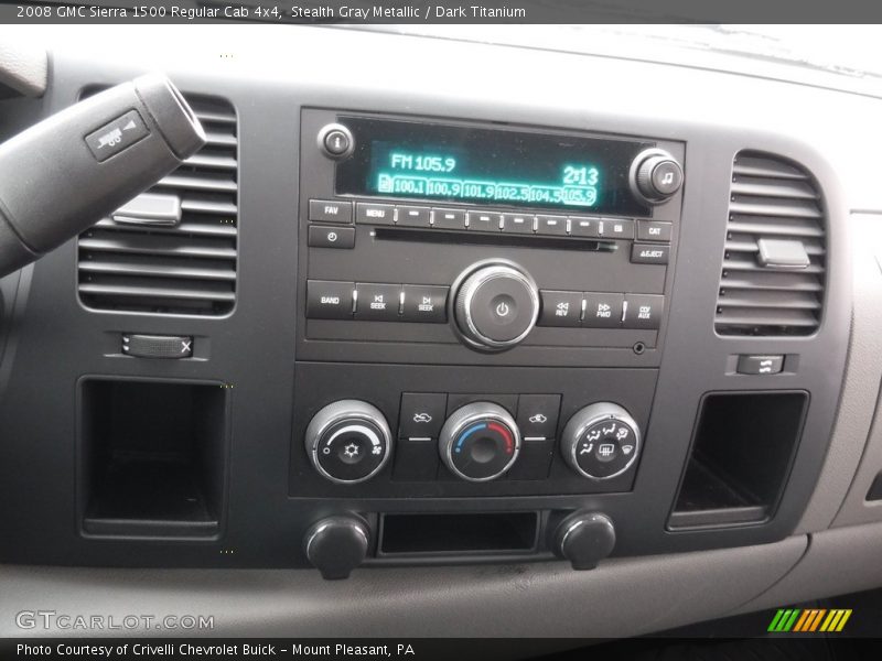 Stealth Gray Metallic / Dark Titanium 2008 GMC Sierra 1500 Regular Cab 4x4