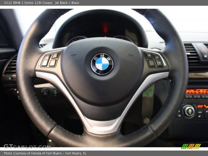 Jet Black / Black 2012 BMW 1 Series 128i Coupe