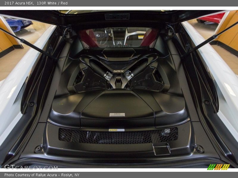  2017 NSX  Engine - 3.5 Liter Twin-Turbocharged DOHC 24-Valve VTC V6 Gasoline/Electric Hybrid