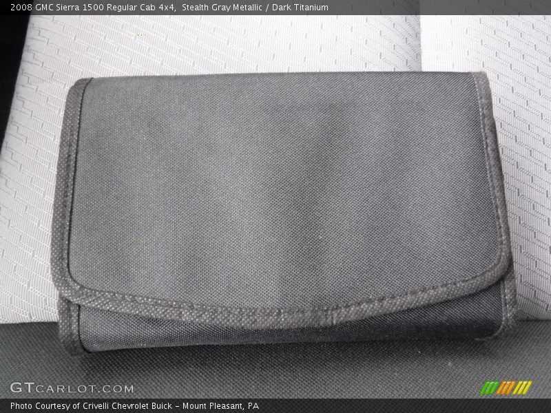 Stealth Gray Metallic / Dark Titanium 2008 GMC Sierra 1500 Regular Cab 4x4