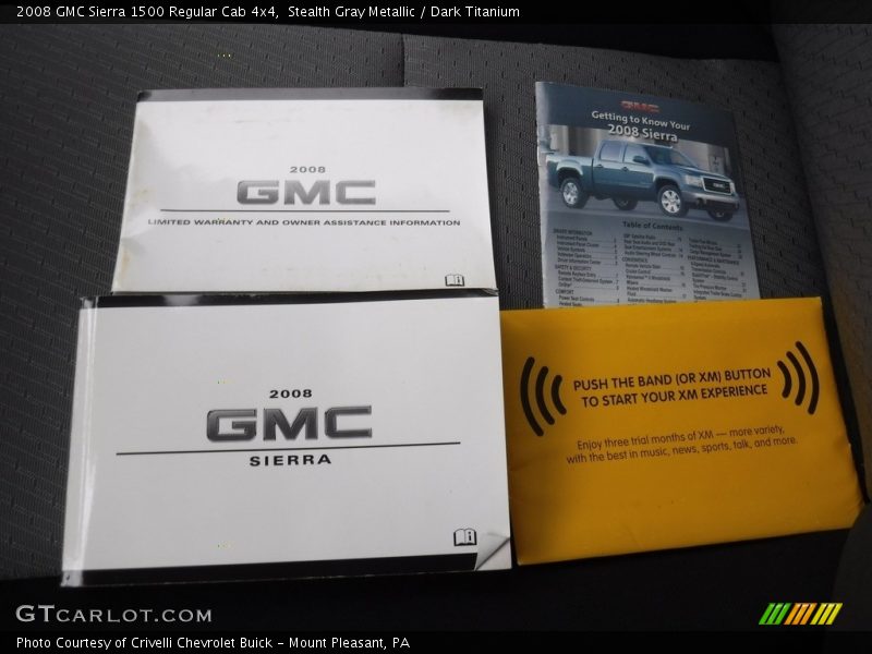 Stealth Gray Metallic / Dark Titanium 2008 GMC Sierra 1500 Regular Cab 4x4