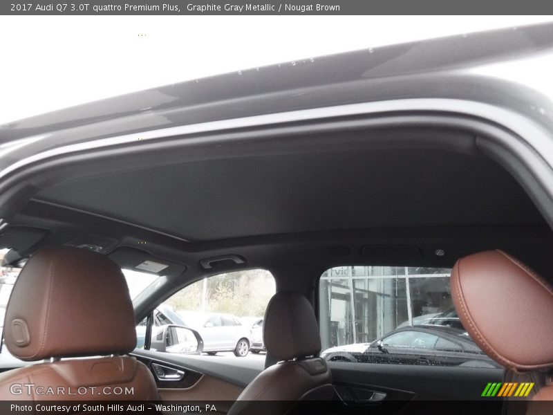 Graphite Gray Metallic / Nougat Brown 2017 Audi Q7 3.0T quattro Premium Plus