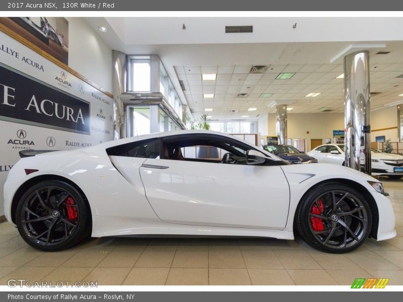130R White / Red 2017 Acura NSX