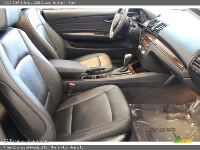 Jet Black / Black 2012 BMW 1 Series 128i Coupe