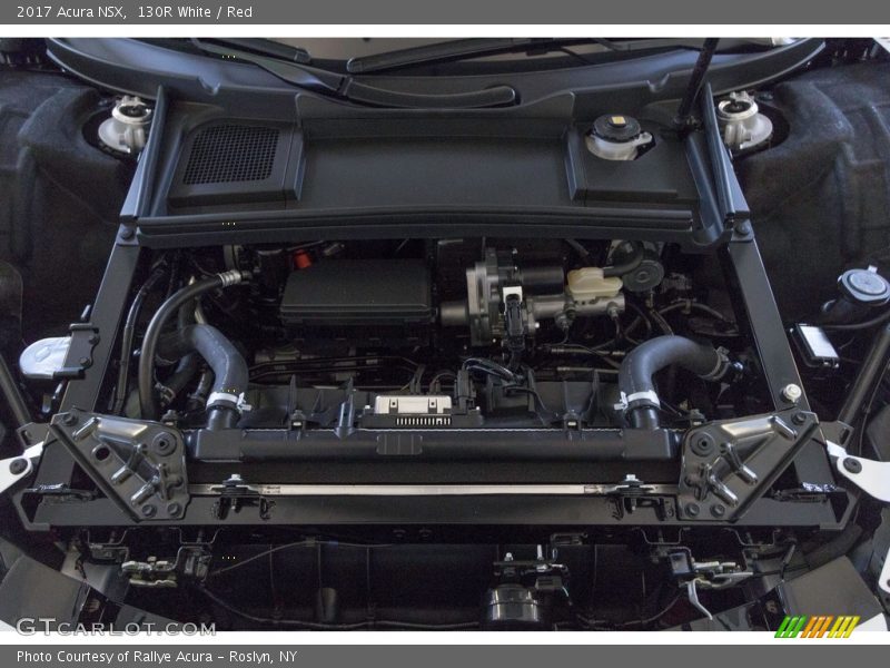 130R White / Red 2017 Acura NSX