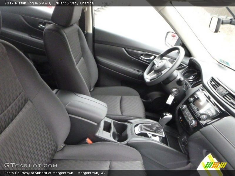 Brilliant Silver / Charcoal 2017 Nissan Rogue S AWD
