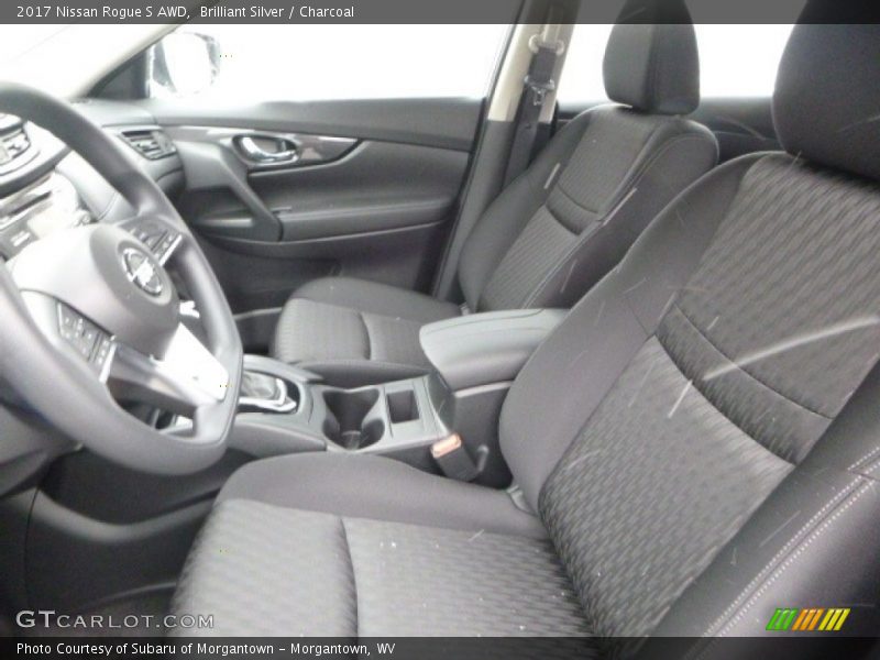 Brilliant Silver / Charcoal 2017 Nissan Rogue S AWD