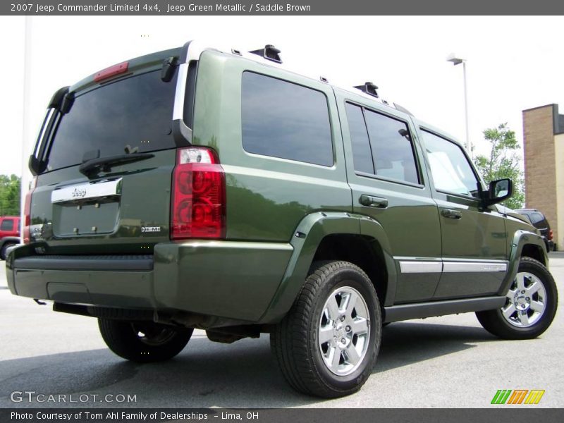 Jeep Green Metallic / Saddle Brown 2007 Jeep Commander Limited 4x4