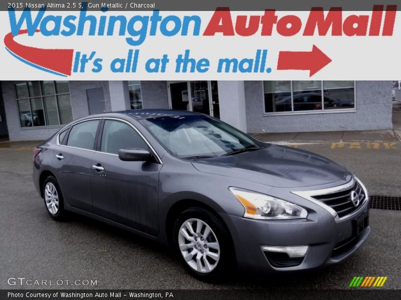 Gun Metallic / Charcoal 2015 Nissan Altima 2.5 S