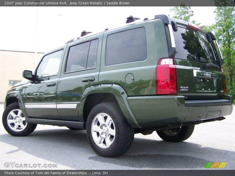 Jeep Green Metallic / Saddle Brown 2007 Jeep Commander Limited 4x4