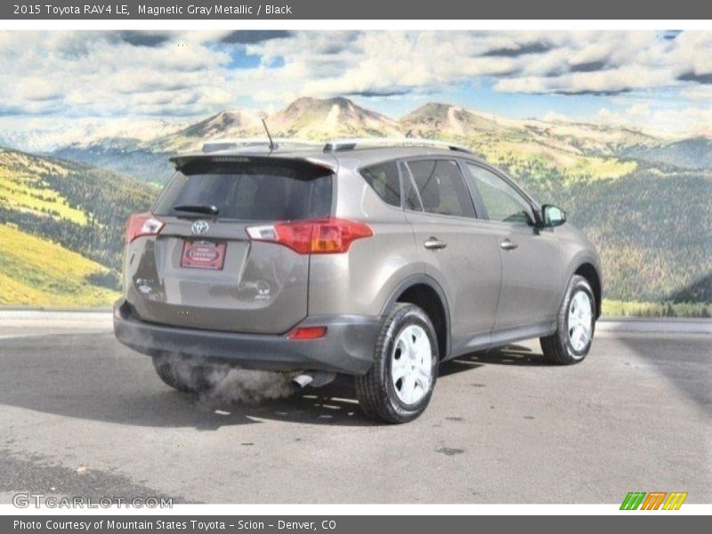 Magnetic Gray Metallic / Black 2015 Toyota RAV4 LE
