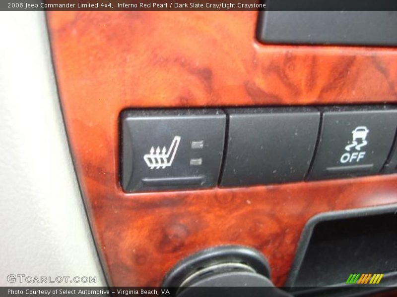 Inferno Red Pearl / Dark Slate Gray/Light Graystone 2006 Jeep Commander Limited 4x4