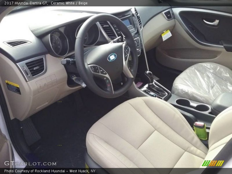  2017 Elantra GT  Beige Interior