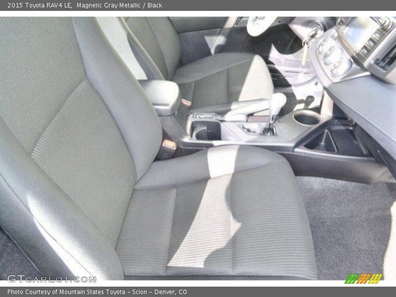 Magnetic Gray Metallic / Black 2015 Toyota RAV4 LE