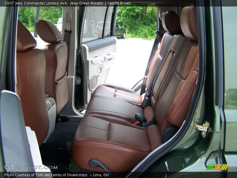 Jeep Green Metallic / Saddle Brown 2007 Jeep Commander Limited 4x4