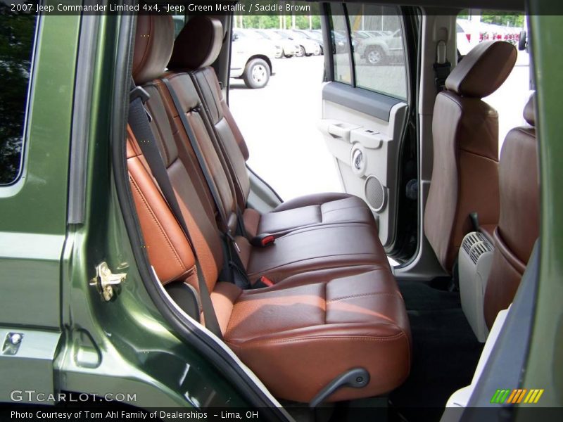 Jeep Green Metallic / Saddle Brown 2007 Jeep Commander Limited 4x4
