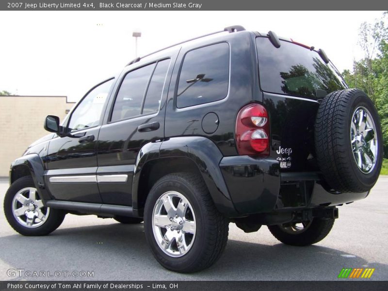 Black Clearcoat / Medium Slate Gray 2007 Jeep Liberty Limited 4x4