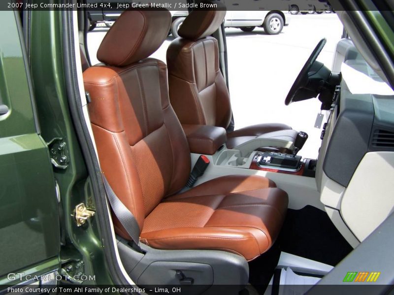 Jeep Green Metallic / Saddle Brown 2007 Jeep Commander Limited 4x4