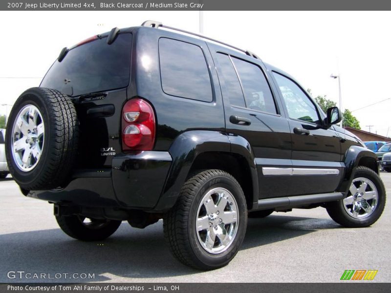 Black Clearcoat / Medium Slate Gray 2007 Jeep Liberty Limited 4x4