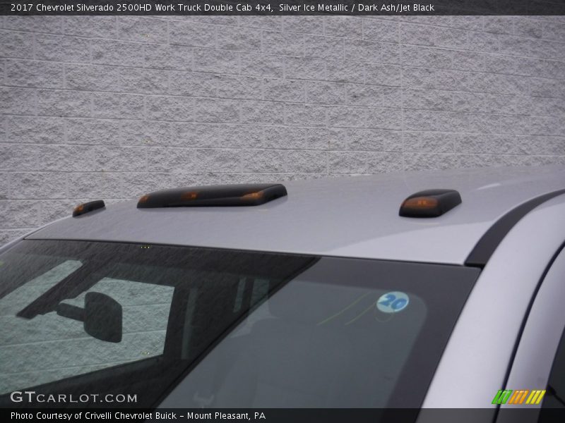 Silver Ice Metallic / Dark Ash/Jet Black 2017 Chevrolet Silverado 2500HD Work Truck Double Cab 4x4