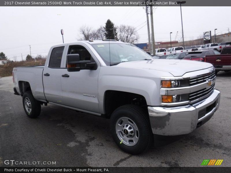 Front 3/4 View of 2017 Silverado 2500HD Work Truck Double Cab 4x4