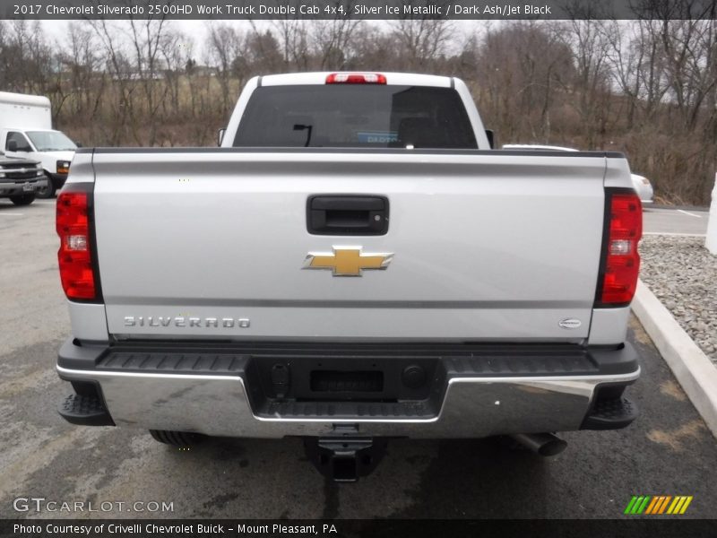 Silver Ice Metallic / Dark Ash/Jet Black 2017 Chevrolet Silverado 2500HD Work Truck Double Cab 4x4
