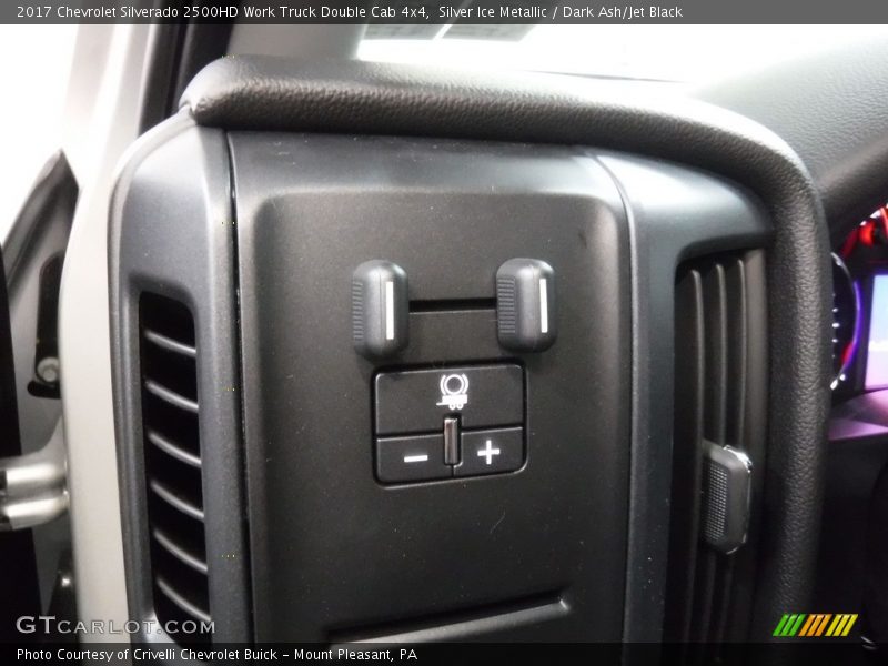 Silver Ice Metallic / Dark Ash/Jet Black 2017 Chevrolet Silverado 2500HD Work Truck Double Cab 4x4