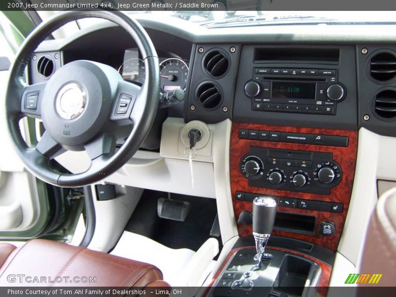 Jeep Green Metallic / Saddle Brown 2007 Jeep Commander Limited 4x4