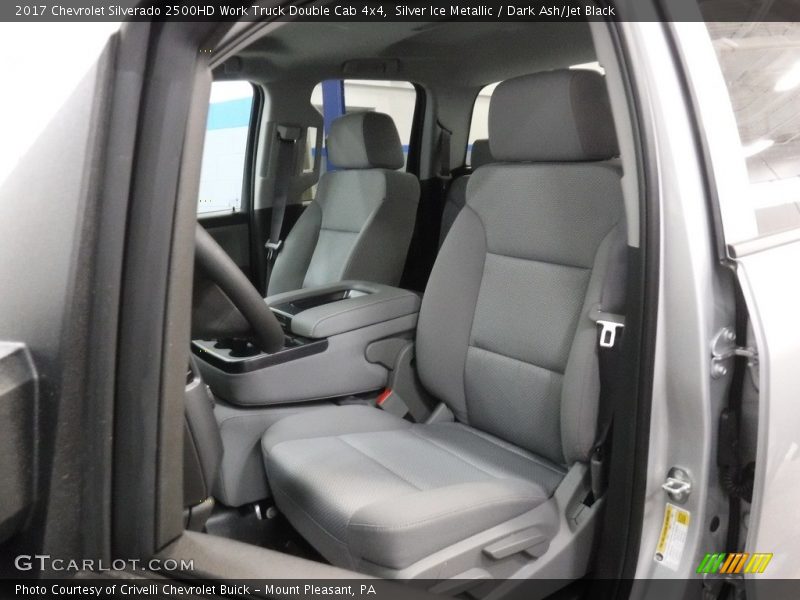 Silver Ice Metallic / Dark Ash/Jet Black 2017 Chevrolet Silverado 2500HD Work Truck Double Cab 4x4