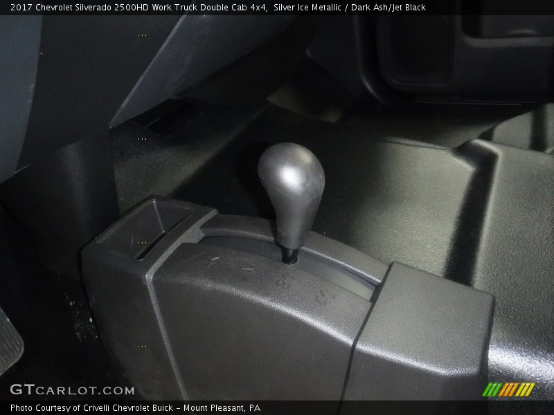 Silver Ice Metallic / Dark Ash/Jet Black 2017 Chevrolet Silverado 2500HD Work Truck Double Cab 4x4