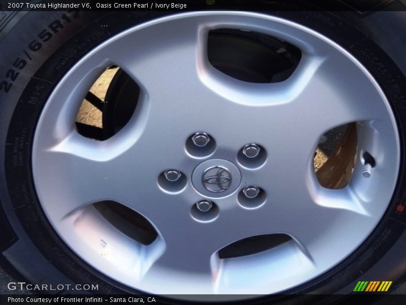 Oasis Green Pearl / Ivory Beige 2007 Toyota Highlander V6