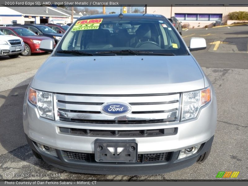 Ingot Silver Metallic / Charcoal Black 2010 Ford Edge SEL AWD