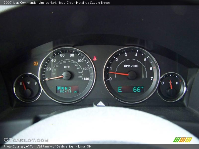 Jeep Green Metallic / Saddle Brown 2007 Jeep Commander Limited 4x4
