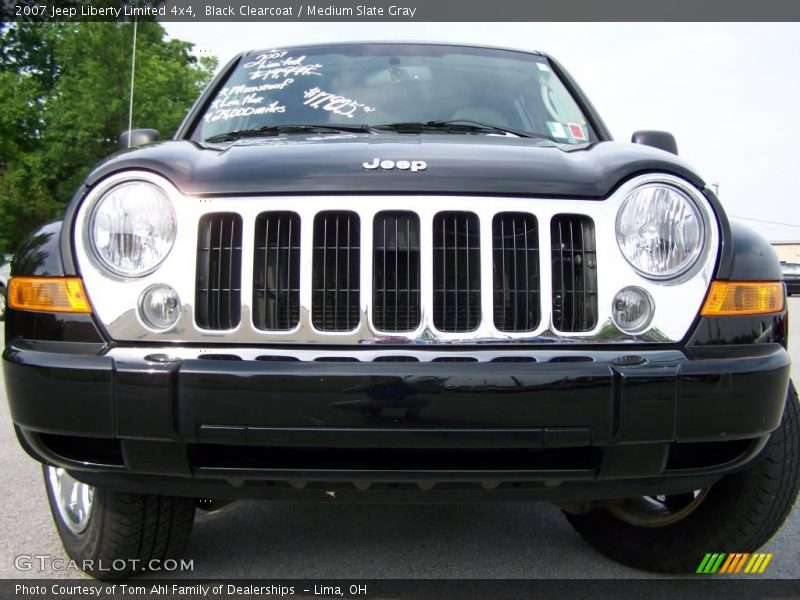 Black Clearcoat / Medium Slate Gray 2007 Jeep Liberty Limited 4x4