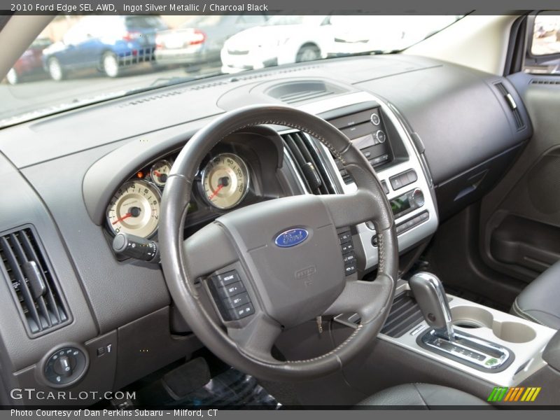 Ingot Silver Metallic / Charcoal Black 2010 Ford Edge SEL AWD