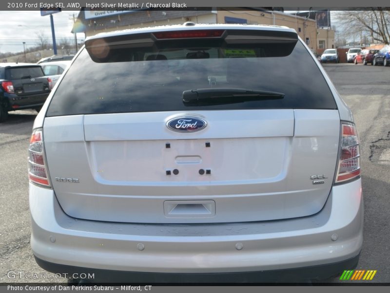 Ingot Silver Metallic / Charcoal Black 2010 Ford Edge SEL AWD
