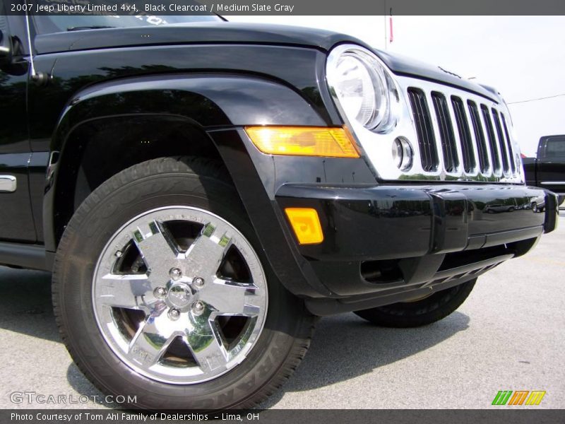 Black Clearcoat / Medium Slate Gray 2007 Jeep Liberty Limited 4x4