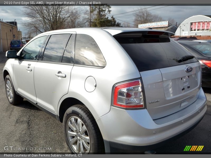 Ingot Silver Metallic / Charcoal Black 2010 Ford Edge SEL AWD
