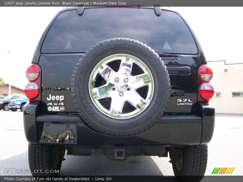 Black Clearcoat / Medium Slate Gray 2007 Jeep Liberty Limited 4x4