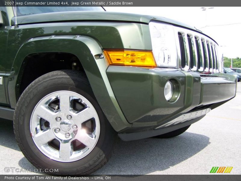 Jeep Green Metallic / Saddle Brown 2007 Jeep Commander Limited 4x4