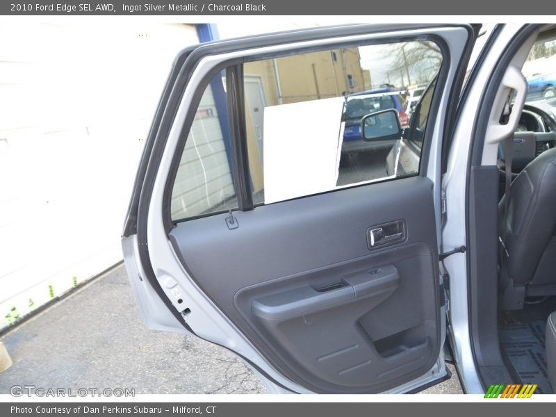 Ingot Silver Metallic / Charcoal Black 2010 Ford Edge SEL AWD