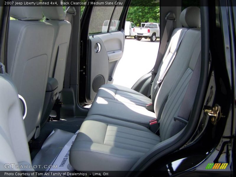 Black Clearcoat / Medium Slate Gray 2007 Jeep Liberty Limited 4x4