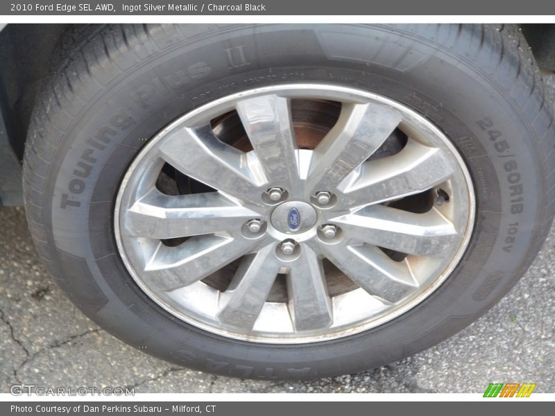 Ingot Silver Metallic / Charcoal Black 2010 Ford Edge SEL AWD
