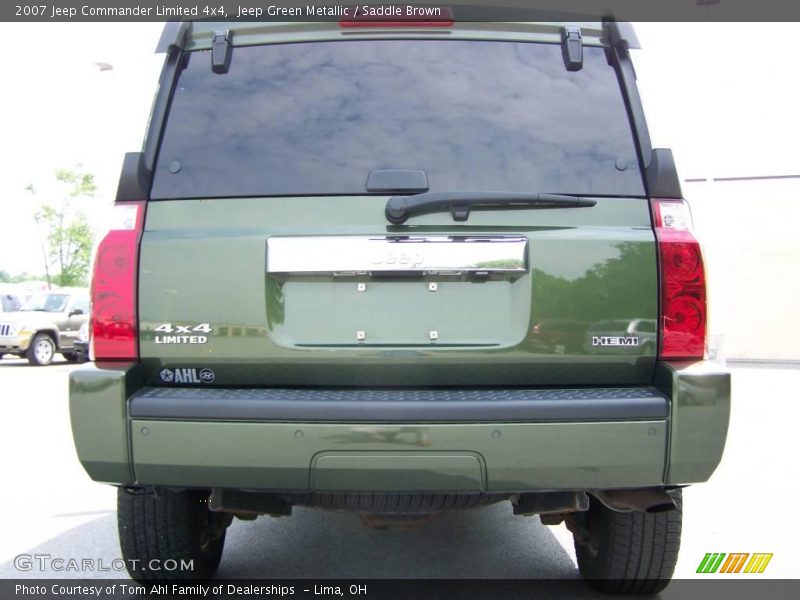 Jeep Green Metallic / Saddle Brown 2007 Jeep Commander Limited 4x4