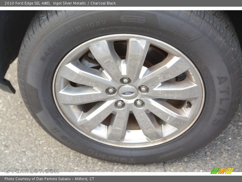 Ingot Silver Metallic / Charcoal Black 2010 Ford Edge SEL AWD