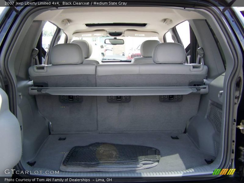 Black Clearcoat / Medium Slate Gray 2007 Jeep Liberty Limited 4x4
