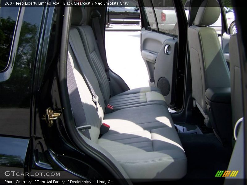 Black Clearcoat / Medium Slate Gray 2007 Jeep Liberty Limited 4x4