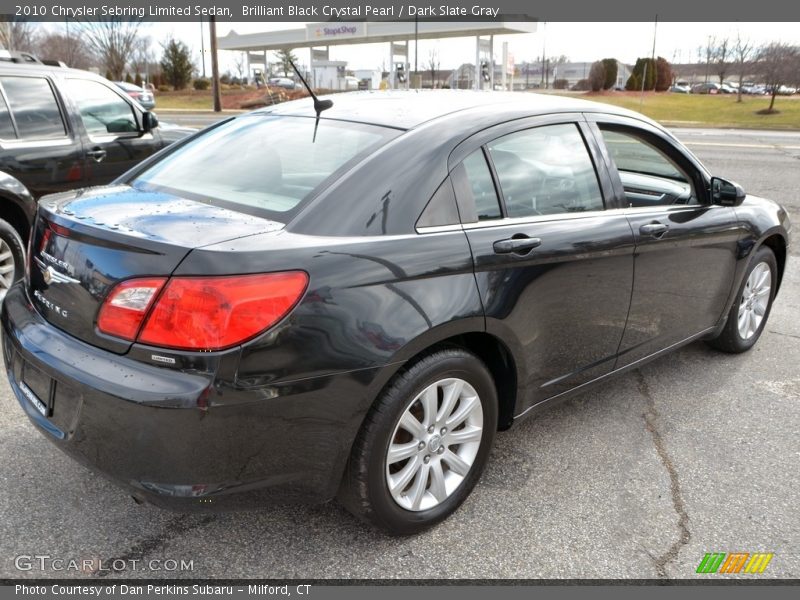 Brilliant Black Crystal Pearl / Dark Slate Gray 2010 Chrysler Sebring Limited Sedan