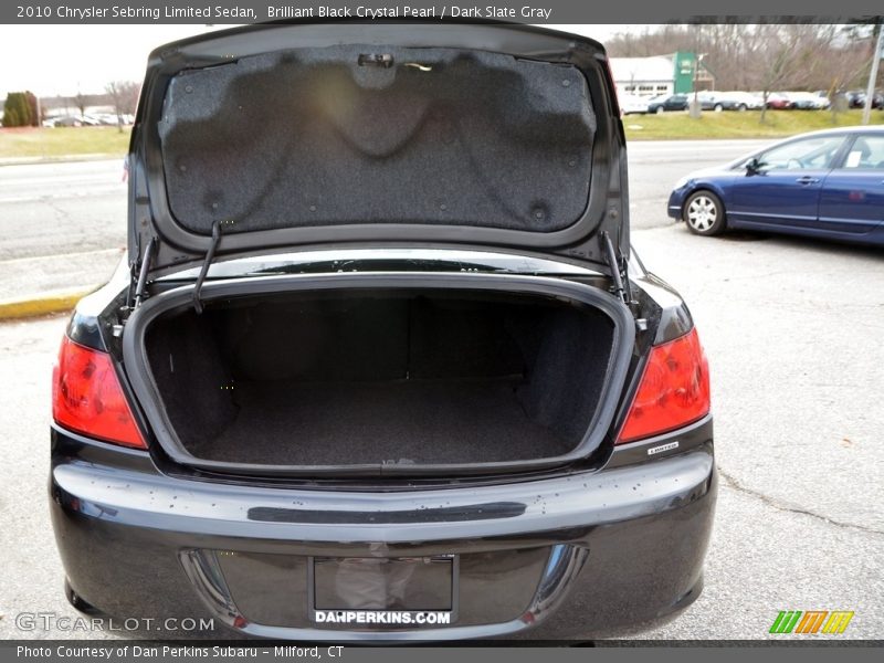 Brilliant Black Crystal Pearl / Dark Slate Gray 2010 Chrysler Sebring Limited Sedan